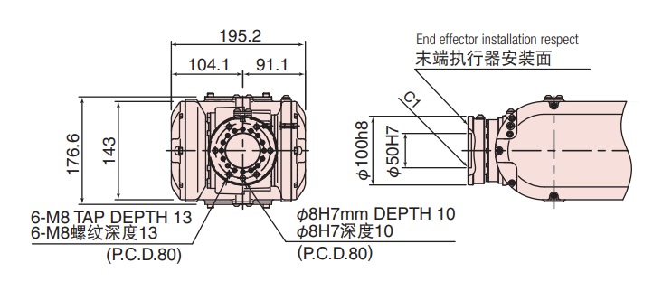 NACHI 7轴工业机器人 MR20-02
